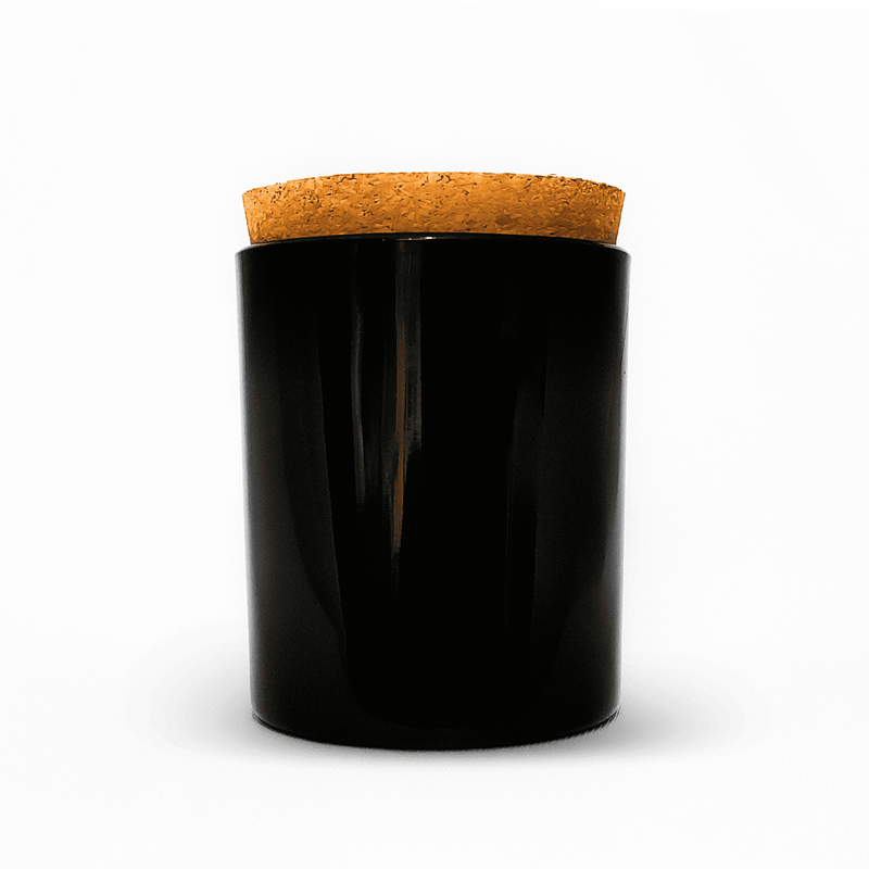 Smoky Sweet Tobacco Soy Wax Black Jar Candle